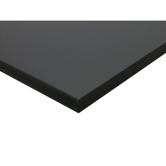 Panneau fibre noir 15mm 120x60cm