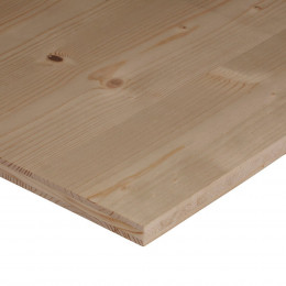 Epicea 3 plis choix b/c 250x125cm épaisseur 32mm