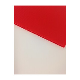 Plaque alvéolaire rouge 1500x500x2.5mm