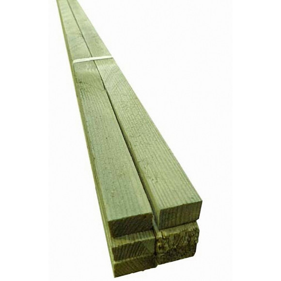 Tasseau autoclave Sapin 24x24mm L.2m - Lot de 6