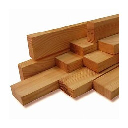 Tasseau brut Pin Douglas 30x30mm L.2m - Lot de 4