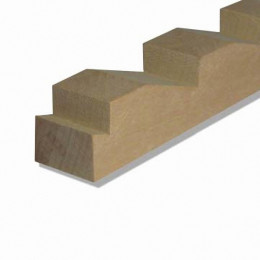 Crémaillère Hêtre 18x18mm L.1.98m