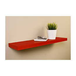Etagère Home Décor rouge 80 x 20 cm