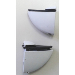 Lot de 2 ''Soft Microclip'' blanc