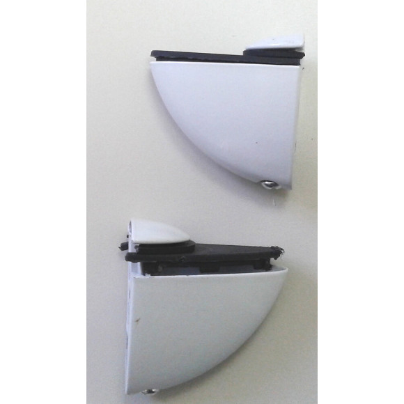 Lot de 2 ''Soft Microclip'' blanc