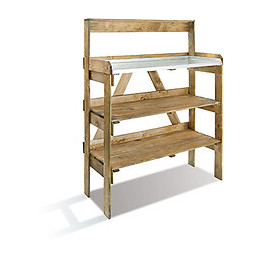 Table de préparation 2 étagères + 1 tablette