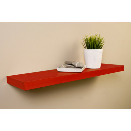 Etagère Home Décor rouge 80 x 20 cm