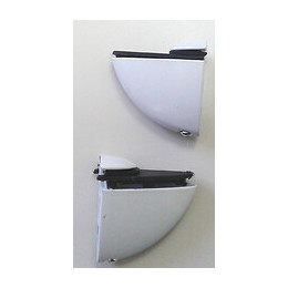 Lot de 2 ''Soft Microclip'' blanc