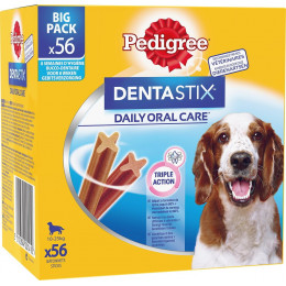 PEDIGREE Dentastix multipack  pour moyens  chiens 56 sticks 1440 g