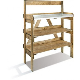 Table de préparation 2 étagères + 1 tablette