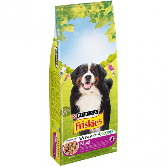 Croquettes chien Vitafit Maxi - Boeuf - 18kg