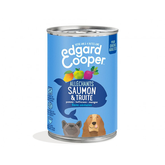 Boite Naturelle Chien 400g Saumon/Truite frais