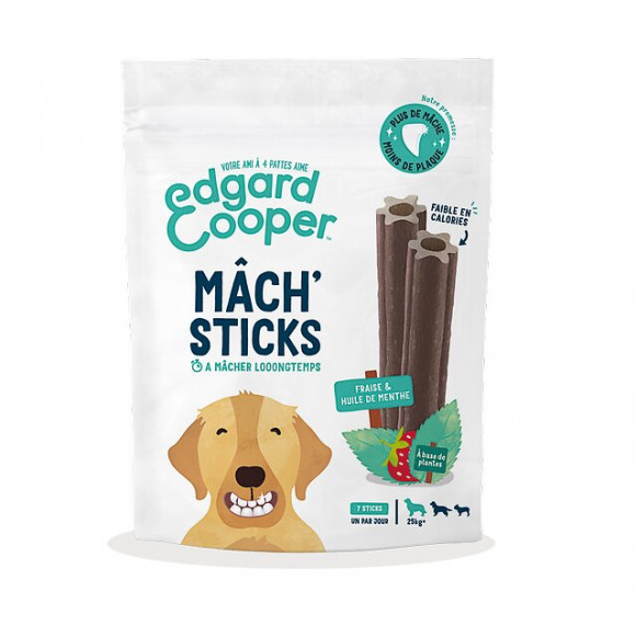 Dental Naturel Grand Chien 7 sticks Menthe/Fraise