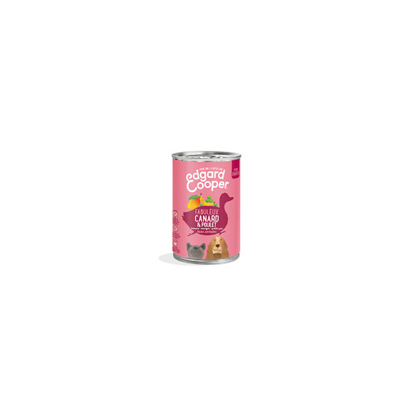 Boite Naturelle Chiot 400g Canard/Poulet frais
