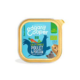 Barquette Bio Chiot 100g Poulet/Poisson frais