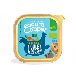 Barquette Bio Chiot 100g Poulet/Poisson frais