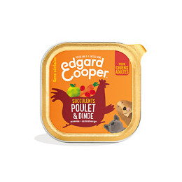 Barquette Naturelle Chien 150g Poulet/Dinde frais