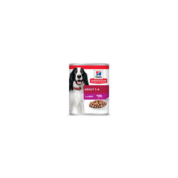 Aliment chien Canine Adult Boeuf boîte 370g