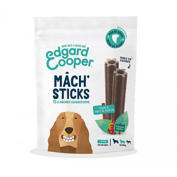 Dental Naturel Moyen Chien 7 sticks Menthe/Fraise