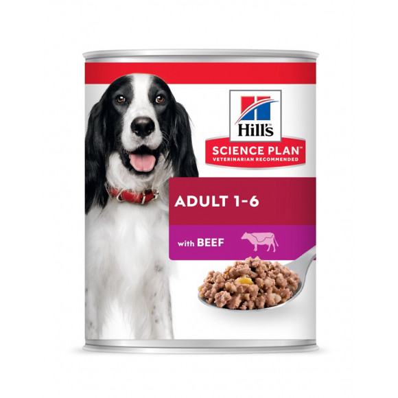 Aliment chien Canine Adult Boeuf boîte 370g