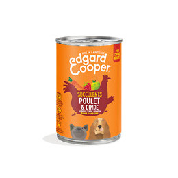 Boite Naturelle Chien 400g Poulet/Dinde frais