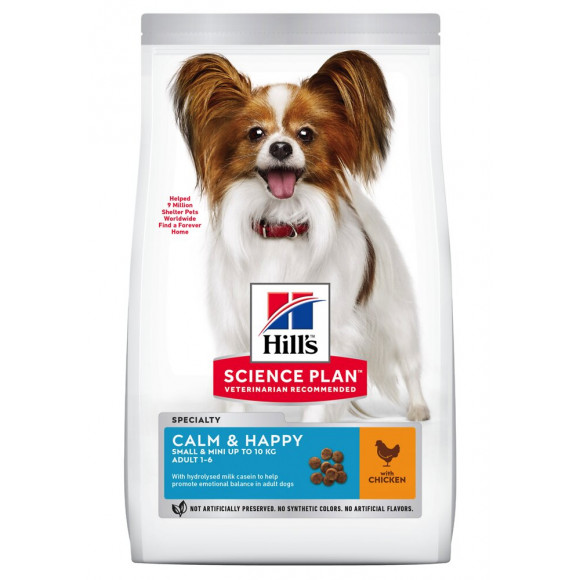 Aliment chien Canine Adult Small&Mini Calm&Happy 3kg