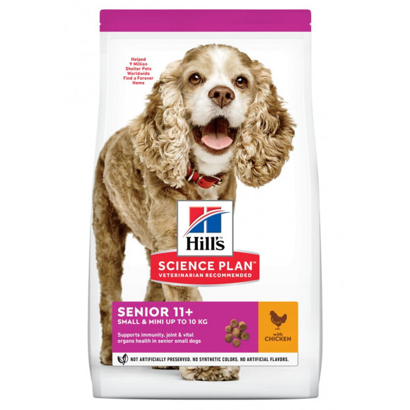 Aliment chien Canine Senior11+ Small&Mini Poulet 1.5kg