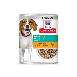 Aliment chien Canine Perfect Weight Poulet Legumes boîte 363g
