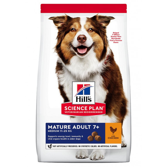 Aliment chien Canine Mat7+ Medium Poulet 2.5kg