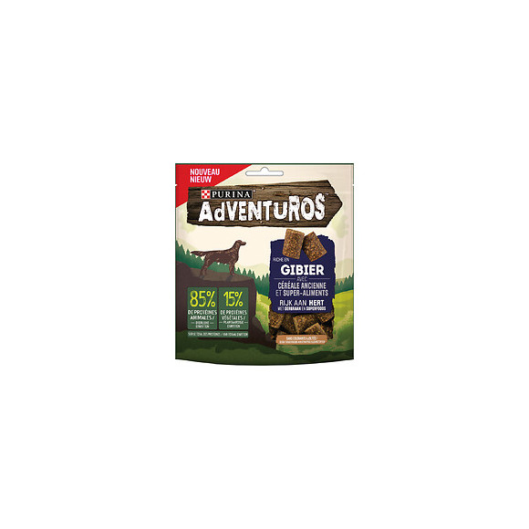 Snacks Chien adulte Gibier aux céréales super-aliments 90g