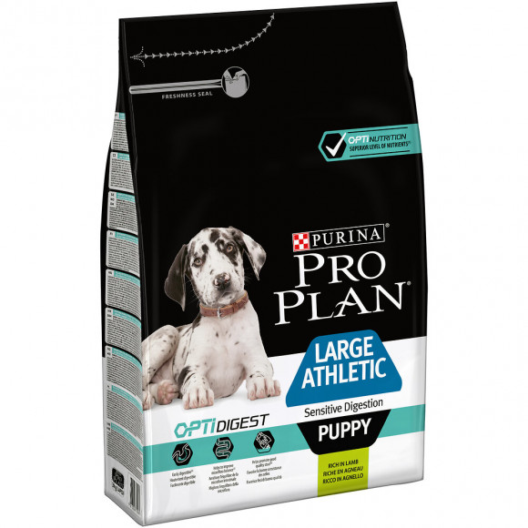 Croquettes Chien Large athetic puppy sensitive digestion, Agneau 3kg