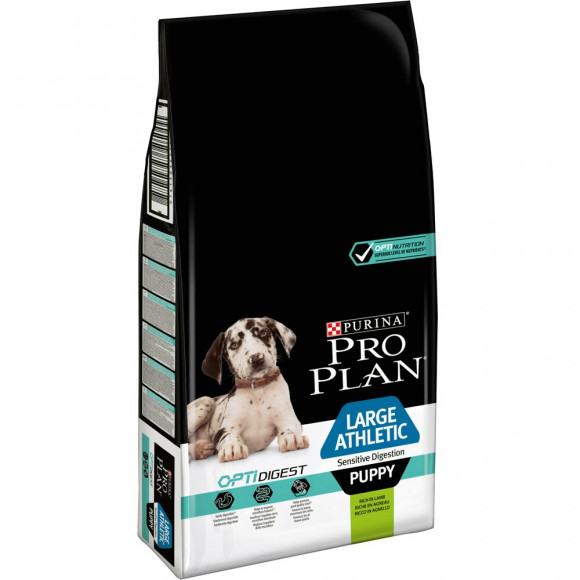 Croquettes Chien Large athelic sensitive digestion, Agneau 12kg