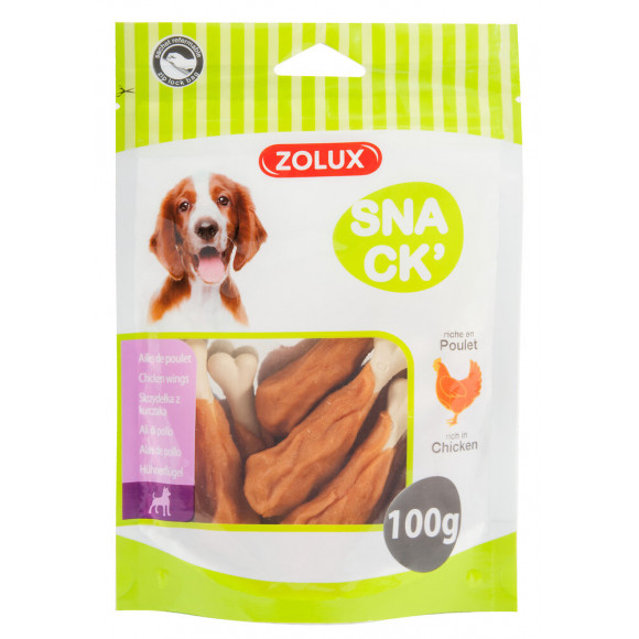 friandises chien ailes  de poulet 100g