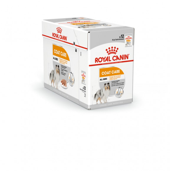 Croquettes chien COAT CARE MOUSSE CHIEN TOUTE TAILLE PELAGE TERNE