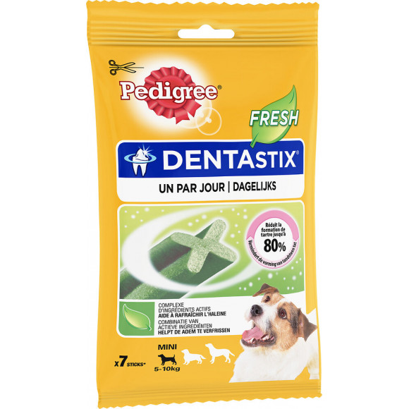 Friandises soin dentaire PEDIGREE DentaStix fresh petit chien 7 sticks