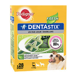 Friandise soin dentaire PEDIGREE DentaStix fresh petit chien 28 sticks