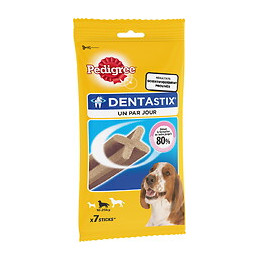 Bâtonnets à mâcher PEDIGREE Dentastix moyen chien 7 sticks 180g