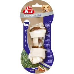 Friandise naturelle pour chien 8in1 Delights beef S