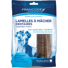 Lamelles à mâcher FRANCODEX grand chien 490g