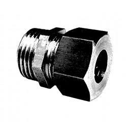 2 raccords égaux pour tubes d18mm mâle 20x27mm