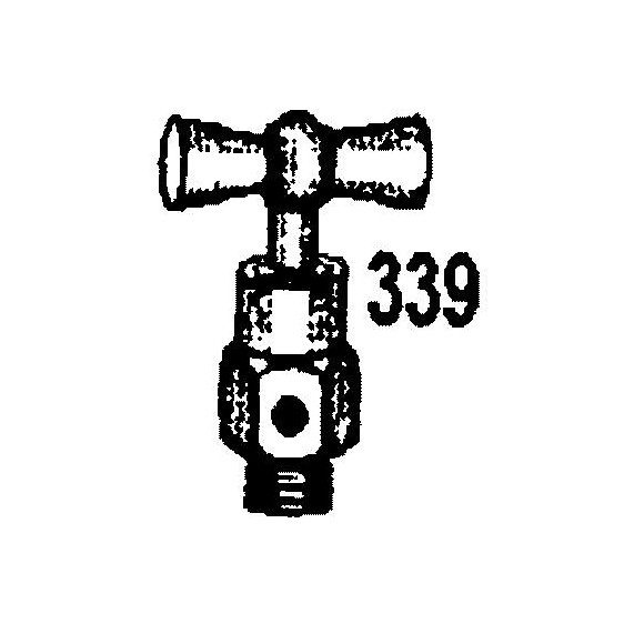 Purgeur à manette 8x13mm en laiton