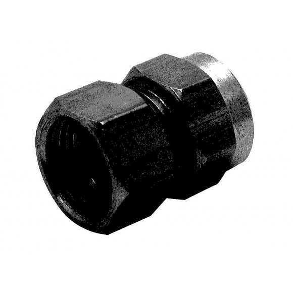 2 raccords droits pour tubes d18mm femelle 20x27mm