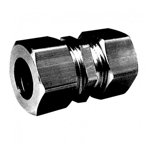 2 raccords droits pour tubes d18mm