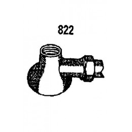 Applique femelle nue 15x21mm + écrou + diamètre 14mm