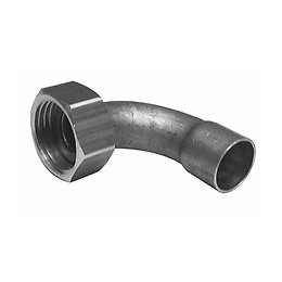 Raccord coudé avec écrou pour tube d22mm