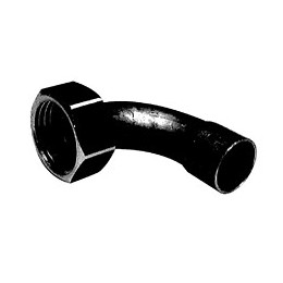 Raccord coudé avec écrou pour tube d18mm