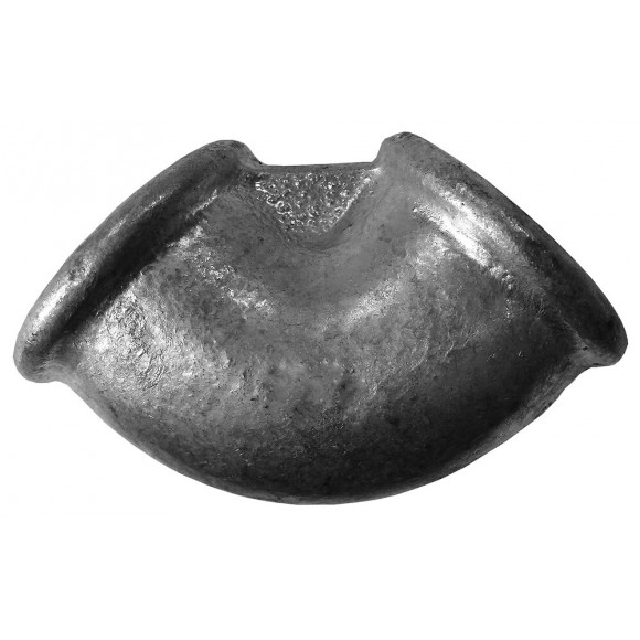 Coude 90 femelle femelle galva petit rayon 26x34mm