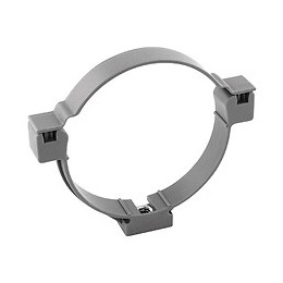 Collier de fixation sans vis PVC évacuation D.80