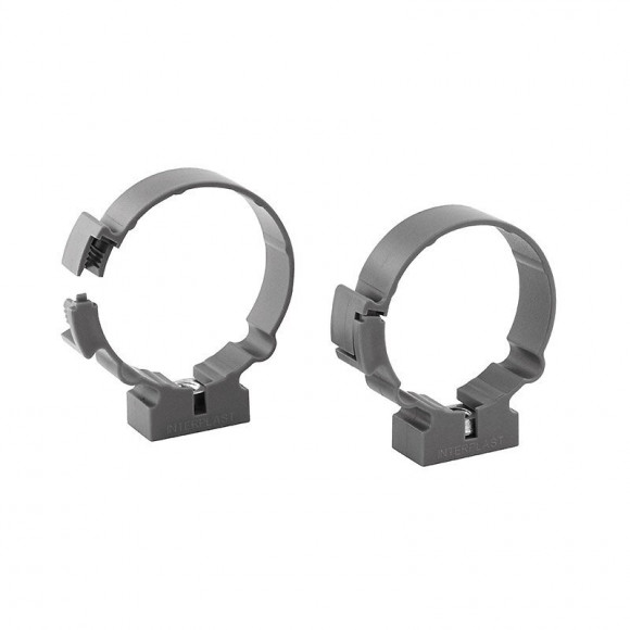 Collier de fixation monobloc PVC évacuation D.40