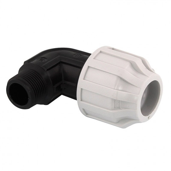 Coude compression 90° fileté D.25x3/4